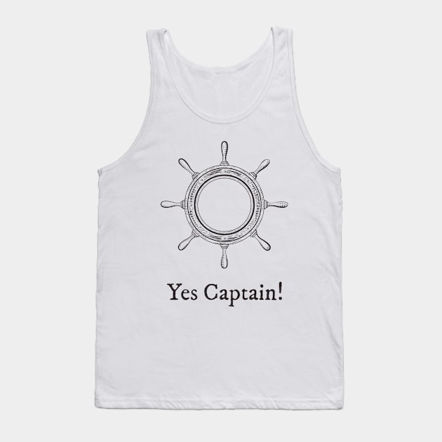 Sailor Captain Design Tank Top by New East 